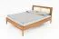 Einzelbett / Gästebett Wellsford 02 Wildeiche massiv geölt - Liegefläche: 90 x 200 cm (B x L)