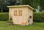 Steiner Shopping Gartenhaus Riccardia 02, Naturbelassen - 18 mm Blockbohlenhaus, Grundfläche: 5,29 m², Pultdach