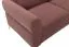 Ecksofa Turnhout 02, Farbe: Rot - Abmessungen: 102 x 262 x 207 cm (H x B x T) - Ottomane: Rechts