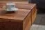Wohnzimmertisch rund aus Sheesham Massivholz, Farbe: Sheesham - Abmessungen: 57,5 x 57,5 x 30 cm (B x T x H)