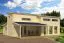 Ferienhaus F35 mit 2 Etagen & überdachter Terrasse | 103,3 m² | 70 mm Blockbohlen | Naturbelassen | Fenster 1-Hand-Dreh-Kippsystematik