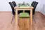 Tisch Kiefer massiv Vollholz natur Junco 241B (eckig) - 80 x 200 cm (T x B)