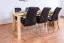 Tisch Kiefer massiv Vollholz natur Junco 241B (eckig) - 80 x 200 cm (T x B)