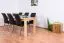 Tisch Kiefer massiv Vollholz natur Junco 241B (eckig) - 80 x 200 cm (T x B)