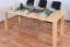 Tisch Kiefer massiv Vollholz natur Junco 241B (eckig) - 80 x 200 cm (T x B)