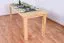 Tisch Kiefer massiv Vollholz natur Junco 241B (eckig) - 80 x 200 cm (T x B)