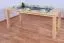 Tisch Kiefer massiv Vollholz natur Junco 241B (eckig) - 80 x 200 cm (T x B)