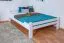 Gästebett "Easy Premium Line" K4/1, 140 x 200 cm Buche Vollholz massiv weiß lackiert
