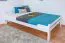 Gästebett "Easy Premium Line" K4/1, 140 x 200 cm Buche Vollholz massiv weiß lackiert