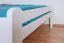 Jugendbett "Easy Premium Line" K4/1, 140 x 200 cm Buche Vollholz massiv weiß lackiert