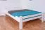 Gästebett "Easy Premium Line" K4/1, 140 x 200 cm Buche Vollholz massiv weiß lackiert