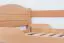 Jugendbett / Kinderbett "Easy Premium Line" K1/s Voll, 90 x 200 cm Buche Vollholz massiv Natur