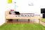Jugendbett "Easy Premium Line" K5, 140 x 200 cm Buche Vollholz massiv Natur, inkl. Lattenrost