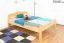 Jugendbett "Easy Premium Line" K5, 140 x 200 cm Buche Vollholz massiv Natur, inkl. Lattenrost