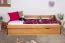 Jugendbett / Funktionsbett Kiefer massiv Vollholz Erlefarben 93, inkl. Lattenrost - 90 x 200 cm (B x L)