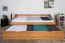 Jugendbett / Funktionsbett Kiefer massiv Vollholz Erlefarben 93, inkl. Lattenrost - 90 x 200 cm (B x L)
