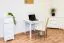 Tisch Kiefer massiv Vollholz weiß Junco 233B (eckig) - 75 x 75 cm (B x T)