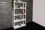 Regal Kiefer massiv Vollholz weiß Junco 55A - 164 x 80 x 30 cm (H x B x T)