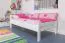Kinderbett / Jugendbett "Easy Premium Line" K1/2n, Buche Vollholz massiv weiß lackiert
