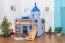 Kinderbett mit Rutsche