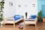 Stockbett - Buche Massivholz 90x200 cm, teilbar