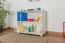 Regal Kiefer massiv Vollholz weiß lackiert Junco 53A - Abmessung 83 x 100 x 42 cm