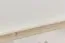 Kommode Kiefer massiv Vollholz weiß lackiert  Junco 134 – Abmessung 118 x 80 x 42 cm