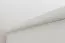 Kleiderschrank Kiefer Vollholz massiv weiß lackiert Junco 06 - Abmessung 195 x 135 x 59 cm
