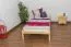 Kiefer Massivholz Bettgestell 90 x 200 cm Natur