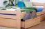 Bett Buche 120 x 200 cm Natur