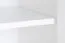 Garderobenschrank schmal, Farbe: Weiß - 209 x 50 x 37 cm (H x B x T)