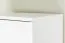Garderobenschrank schmal, Farbe: Weiß - 209 x 50 x 37 cm (H x B x T)