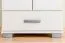 Garderobenschrank schmal, Farbe: Weiß - 209 x 50 x 37 cm (H x B x T)