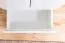 Garderobenschrank schmal, Farbe: Weiß - 209 x 50 x 37 cm (H x B x T)