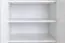 Garderobenschrank schmal, Farbe: Weiß - 209 x 50 x 37 cm (H x B x T)