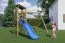 Spielturm Anton inkl. Doppelschaukel und Wellenrutsche FSC®