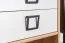 Kinderzimmer - Schrank Benjamin 25, Farbe: Buche / Weiß - 198 x 44 x 37 cm (H x B x T)