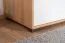 Drehtürenschrank / Kleiderschrank 16, Farbe: Buche / Weiß - 236 x 44 x 56 cm (H x B x T)