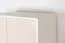 Drehtürenschrank / Kleiderschrank 12, Farbe: Weiß / Creme - Abmessungen: 198 x 84 x 56 cm (H x B x T)