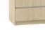 Kommode Kiunga 04, Farbe: Buche / Weiß - Abmessungen: 112 x 82 x 40 cm (H x B x T)
