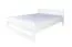 Modernes Doppelbett Buche Vollholz 115, Gästebett in Weiß, inkl. Lattenrost, Liegefläche 160 x 200 cm, langlebig, hochwertig verarbeitet, robust