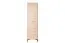 Schrank Pandrup 01, Farbe: Eiche - Abmessungen: 200 x 55 x 34 cm (H x B x T), mit 1 Tür und 2 Fächern