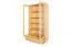 Vitrine Kiefer massiv natur Aurornis 10 - Abmessungen: 200 x 96 x 40 cm (H x B x T)