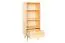Regal Kiefer massiv natur Aurornis 23 - Abmessungen: 125 x 50 x 40 cm (H x B x T)