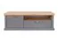 TV-Unterschrank Lotofaga 06, Farbe: Grau / Walnuss - 52 x 151 x 54 cm (H x B x T)