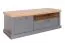 TV-Unterschrank Lotofaga 06, Farbe: Grau / Walnuss - 52 x 151 x 54 cm (H x B x T)