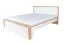 Doppelbett Lotofaga 22, Farbe: Weiß / Walnuss - Liegefläche: 160 x 200 cm (B x L)