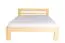 Kinderbett / Jugendbett Kiefer massiv Vollholz natur 73, inkl. Lattenrost - Abmessung 140 x 200 cm
