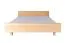 Doppelbett / Gästebett Buche massiv Vollholz natur 116, inkl. Lattenrost - Abmessung 180 x 200 cm