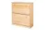 Schuhschrank 005 Kiefer massiv Vollholz natur - Abmessung 80 x 72 x 29 cm (H x B x T)